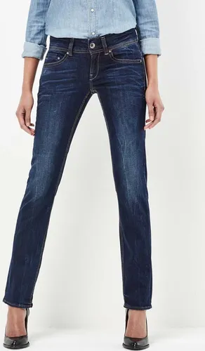 G-STAR RAW Damen Midge Saddle Straight Jeans - Stylische Jeans mit mittlerer Taille und geradem Bein, ideal für jeden Anlass. Bequem und vielseitig kombinierbar!