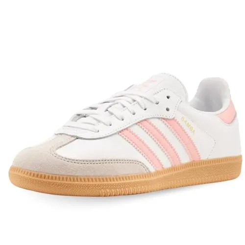 Adidas Samba OG J in White Pink – Kinder Sneaker für Jungen - Entdecke die Adidas Samba OG J Kinder Sneaker – eine stilvolle Mischung aus klassischem Design und modernem Look. Robustes Wildleder sorgt für Langlebigkeit, ideal für aktive Tage.