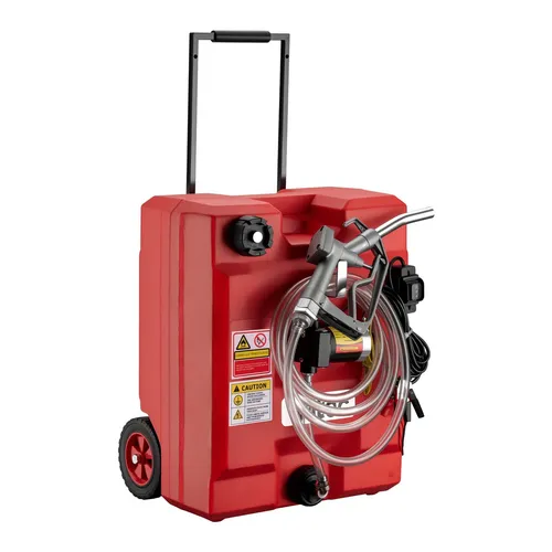 Produktbild Wiltec 48l mobile Tankanlage 12V Pumpe Kraftstoffbehälter Diesel Benzin Kanister