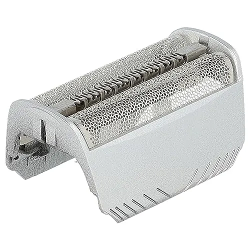 vhbw Doppelscherfolie kompatibel mit Braun 7765, 7783, 7785, 7790, FIX400, SmartControl, Syncro, SyncroPro, TriControl Elektrorasierer - Typ 30B + Rahmen, Silber
