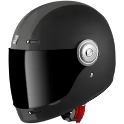 Bogotto V135 D-R2 Helm, schwarz-grau, Größe XL für Männer - Motorradhelm mit Fiberglas-Schale, kratzfestem Visier und effektivem Ventilationssystem für optimalen Komfort beim Fahren.