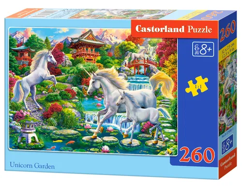 Puzzle 260 el. Unicorn Garden CASTORLAND B-27590 CASTOR 5904438027590