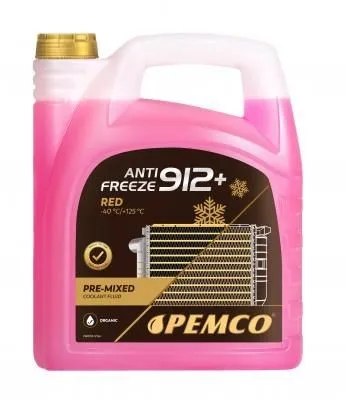 PEMCO Antifreeze 912+ (-40) 5L Frostschutz für OPEL PEUGEOT PORSCHE RENAULT