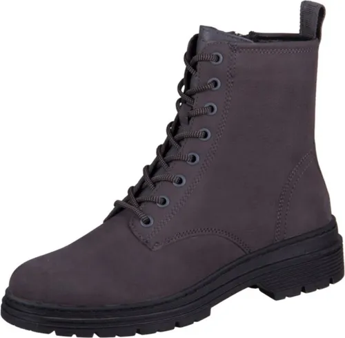 Tamaris 25230 Damen Stiefeletten - Bequeme Lace Up Boots in Grau - Wanderschuhe für Damen mit herausnehmbarem Komfort-Fußbett und weichem Innenfutter, ideal für stilvolle Freizeitaktivitäten.