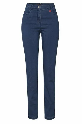 Relaxed by Toni Damen 5-Pocket-Hose »Meine Beste Freundin« - Damen-Jeanshosen mit schmaler Passform und mittlerer Taille für perfekten Sitz, aus robuster Baumwolle-Denim-Mischung mit Elastan für langlebigen Tragekomfort.