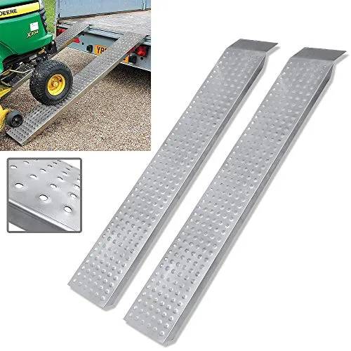UISEBRT 2X Auffahrrampe aus verzinktem Stahl