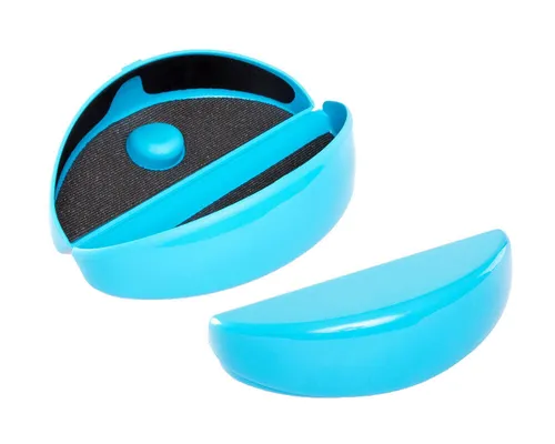 Brillenetui / großes Etui BARSCHI  Sonnenbrille / Sportbrille - glänzend Türkis