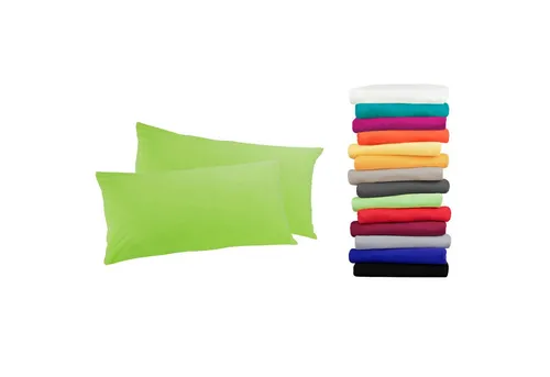 MOON Heimtextilien Kissenbezug / Seitenschläferkissenbezug 2er Pack MOON-Luxury Linon 100% Baumwolle, Linon