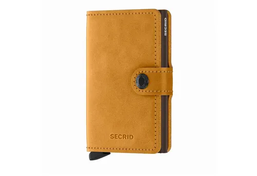 SECRID Miniwallet Vintage in Ochre in gelb von Secrid