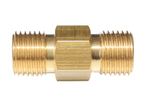 Doppelgewinde Schlauchverbinder Doppelnippel Rechtsgeewinde G 1/4 RH x G 1/4 RH