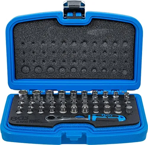 Durchsteck-Bit- und Steckschlüssel-Satz 44-tlg.