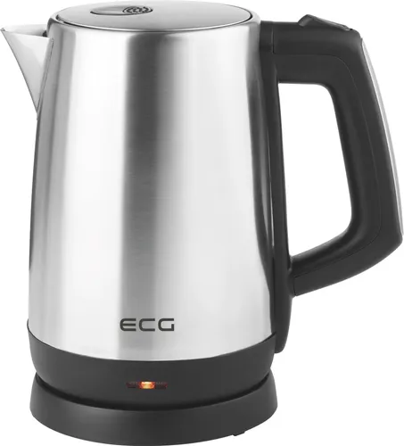 ECG RK 1742 Puro Wasserkocher 1,7L - Hochwertiger Edelstahl-Wasserkocher mit 1,7L Volumen, 360° drehbarer Basis und integriertem Überhitzungsschutz für sicheres Kochen.