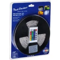 Paul Neuhaus LED-Lichtstreifen 10m mit Fernbedienung - Lichterketten: Mehrfarbiger LED-Lichtstreifen, 10 m lang, komfortabel steuerbar mit Fernbedienung für stimmungsvolle Beleuchtung.