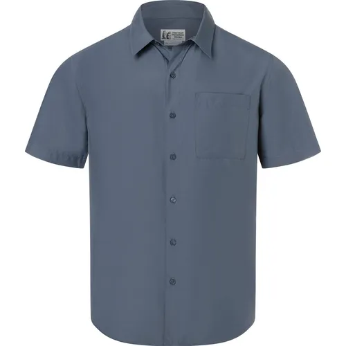 Marmot Airexchange UPF 40 Short Sleeve Shirt XL - Funktionales Wanderhemd für Herren mit UPF 40 Sonnenschutz und schnell trocknendem AirExchange-Material. Ideal für Outdoor-Abenteuer und komfortable Trageerfahrung.