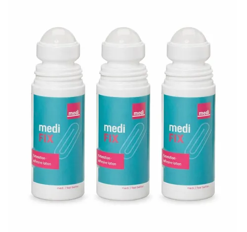 medi GmbH & Co. KG Hautpflegegel Medi Fix Klebelotion für Kompressionsstrümpfe 3er Set