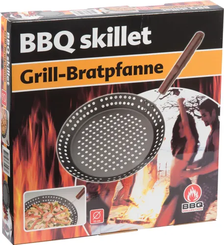 Edco Grill Bratpfanne 32cm antihaftbeschichtete Grillpfanne
