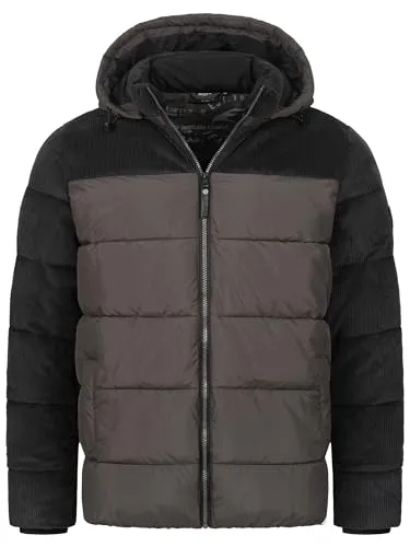 Produktbild Indicode Herren INLockly Steppjacke mit Kapuze