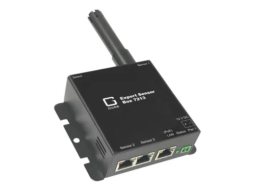Güde GUDE 72131 Expert LAN-Sensor für Temperatur - Sonstige Elektroinstallationsartikel mit integriertem Temperatur-Sensor, ideal für die Umgebungsüberwachung von IT-Installationen über TCP/IP-Netzwerke.