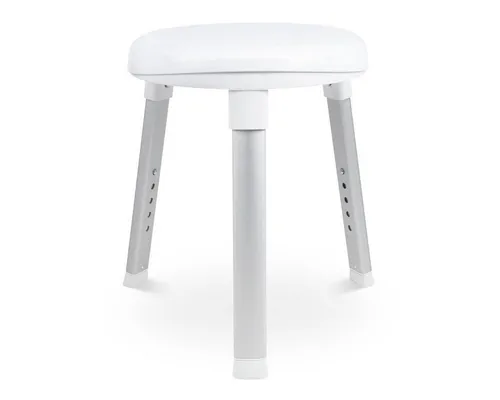 Weinberger Drehbarer Duschhocker Badstuhl | Höhenverstellbar und Anti-Rutsch - Badezimmerhocker mit 360° Drehfunktion für selbständige Körperpflege. Höhenverstellbar, stabil und mit Anti-Rutsch-Füßen für sichere Nutzung im Bad.