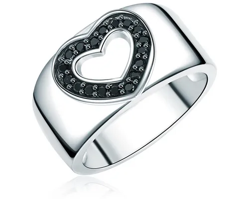 Rafaela Donata Silberring Herz silber, aus Sterling Silber