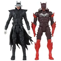 McFarlane Toys - DC Direct Gaming Actionfiguren & Comic Batman Who Laughs & Red Death (Dark Nights Metal #1) 8 cm - Braun