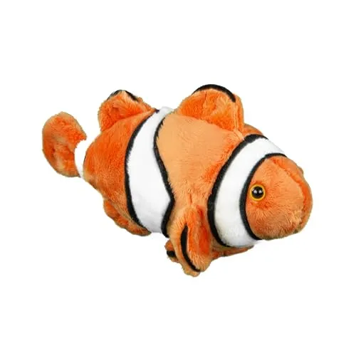 Teddys Rothenburg Kuscheltier Clownfisch 19 cm orange/weiß Fisch Plüschtier Plüschclownfisch