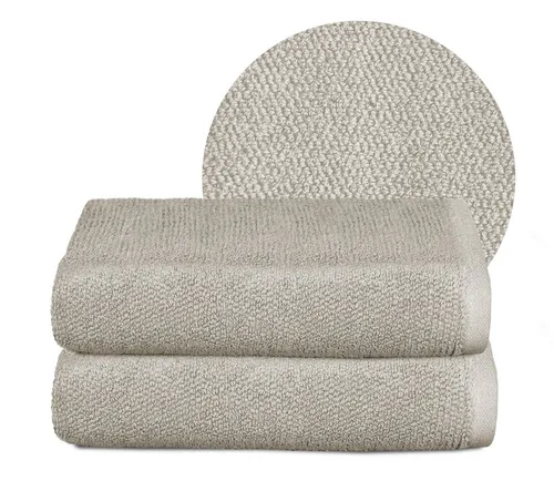 Beautex Handtuch Set Handtuch Set, Made in Europe, Frottier (Multischlaufen-Optik, Frottier Premium Set aus 100% Baumwolle 550g/m)