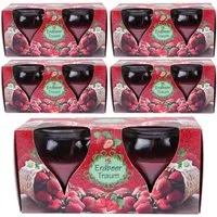 HS Candle Duftkerzen Creation 10er Pack Erdbeer Traum