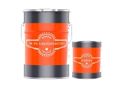 BEKATEQ Teichgrundierung LS-350 2K PU Grundierung, Set, 1kg reicht für ca. 5-6 m², für Poolbecken aus GFK, Stahl, Beton, Fliesen