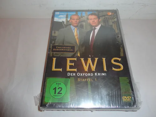 LEWIS - Der Oxford Krimi - Staffel 1 - DVD - Krimi-Box Set mit der ersten Staffel von LEWIS. Spannende Ermittlungen in Oxford, ideal für Krimi-Fans. FSK 12, in deutscher Sprache.