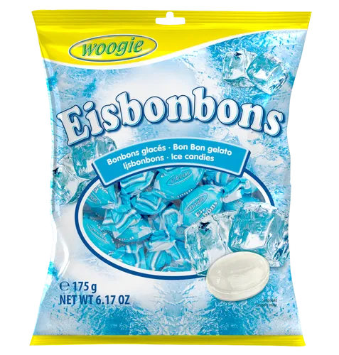 Woogie Eisbonbons mit leichtem Minzaroma 175g