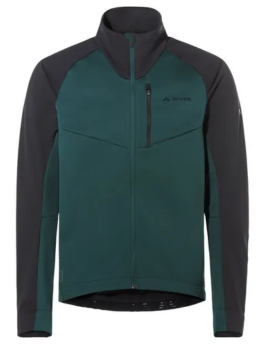 Vaude Posta Softshell Jacket VII - Wetterfeste Fahrradjacke in Blau, Gr M - Fahrradjacke aus recyceltem Polyester, winddicht und mit Belüftungsreißverschluss – ideal für Mountainbike und Rennradfahrer.