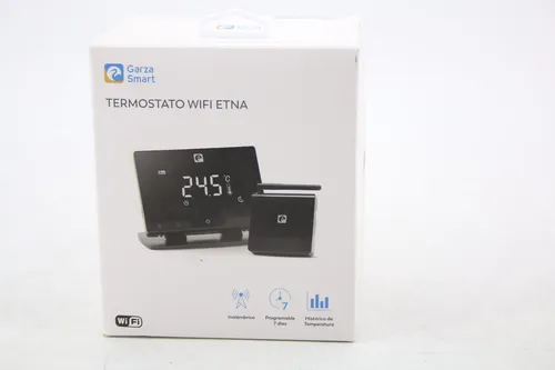 Wireless Wifi Smart Thermostat für Kessel u. Heizung - Programmierbares Thermostat mit Touchscreen, das Ihre Heizkosten senkt und mit Alexa sowie Google Assistant kompatibel ist. Ideal für intelligente Temperaturregelung und Energieeinsparung.