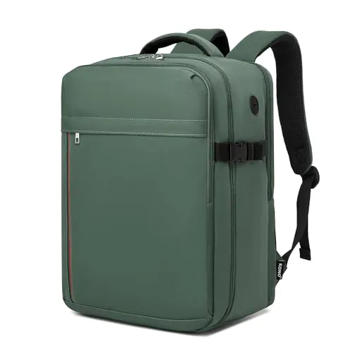 KONO Ryanair Handgepäck 40x25x20, Handgepäck Rucksack Flugzeug 20L | Leicht Reiserucksack mit 15,6 Zoll Laptopfach, Mehreren Taschen, für Herren Damen, Kabinenrucksack für Kurztrip Weeken