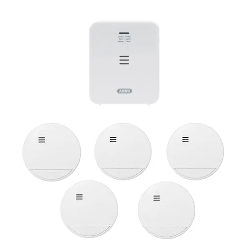 ABUS Kohlenmonoxid-Melder COWM370 & Rauchmelder RWM90 Set von ABUS