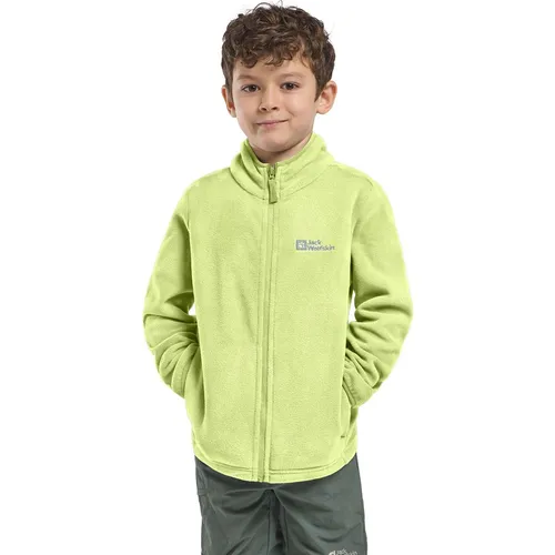 Jack Wolfskin Fleecejacke Hellgrün für Kinder, Größe 104 von Jack Wolfskin