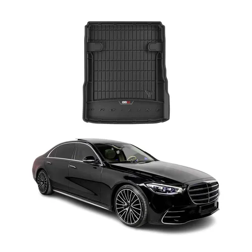 OMAC Kofferraumwanne für Mercedes S Klasse V223 (2020-2025) - Praktische Gummi-Kofferraumwanne mit rutschfester Oberfläche. Ideal für den Schutz des Kofferraums, wasserfest und leicht zu reinigen. Perfekt für eine passgenaue Auskleidung.