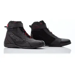 RST Frontier Motorradschuhe - Reflektierende Motorradstiefel - Motorradstiefel im Sneaker-Design, aus strapazierfähiger Mikrofaser mit integriertem Knöchelschutz und reflektierenden Elementen für mehr Sicherheit im Straßenverkehr.