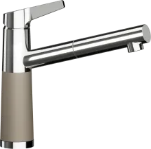 Schock SC-510 Einhebelmischer mit Ausziehbrause - Armaturen mit Niederdruck, Rückflussverhinderer und praktischer Strahl- oder Brausefunktion für flexibles Arbeiten in der Küche.