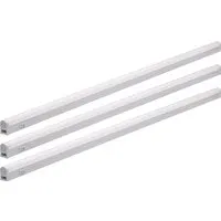 Oktaplex 3er Set Unterbauleuchte LED 18W - Unterschrank Beleuchtung mit 1620 Lumen für perfekte Ausleuchtung, energiesparend und einfach erweiterbar für individuelle Lichtlösungen in Küche und Wohnräumen.