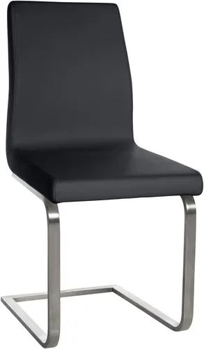 CLP Esszimmerstuhl Belfort - Moderner Freischwinger mit Gepolsterter Sitzfläche - Esszimmerstuhl in elegantem Design - Der Belfort Freischwinger bietet hohen Sitzkomfort dank ergonomischer Rückenlehne und pflegeleichtem Kunstleder, ideal für modernes Wohnen.