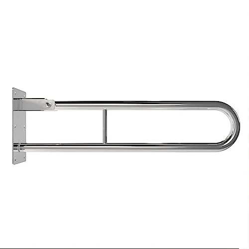 Aquabad® klappbarer Edelstahl Wandstützgriff 80 cm