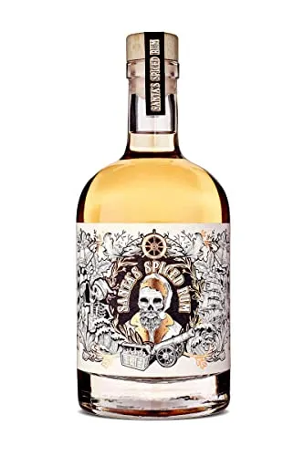 Wajos Santa‘s Spiced Rum 37,8% vol. 500ml, Spirituose mit winterlichen Gewürzen verfeinert, Geschenk für Rum Liebhaber