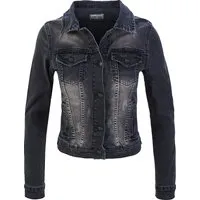 Rock Creek Damen Jeansjacke D-401 – Anthrazit - Klassische Damen Jeansjacke von Rock Creek, ideal für entspannte Casual-Looks. Hochwertige Verarbeitung und weiches Stretchmaterial sorgen für optimalen Tragekomfort. Mit spitzem Kragen und praktischen Taschen.
