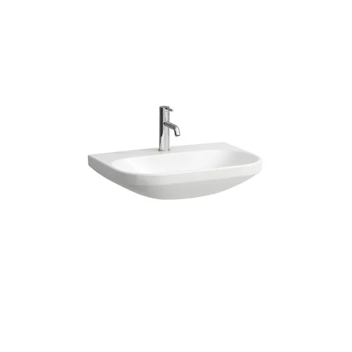 LAUFEN LUA Waschtisch, 1 Hahnloch, ohne Überlauf, 650x460mm, H8110860001561,