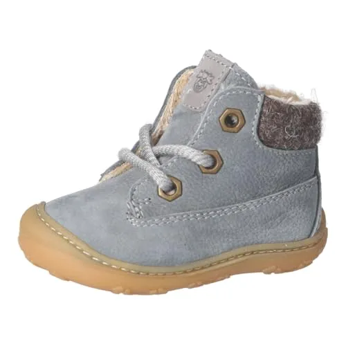 RICOSTA Mädchen und Jungen Stiefel TARY, Kinder Lauflernschuhe, Weite: Mittel, lose Einlage, terracare, schnürstiefel, Space (141), 26 EU