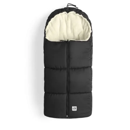 Winter-Fußsack Nesti | Mehr Farben verfügbar | 0-36 Monate, Farbe:Schwarz