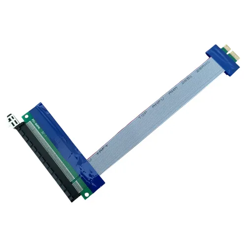 20cm PCI-E PCI-Express 1X to 16x Slot Riser Flexible Ribbon Verlängerung #907