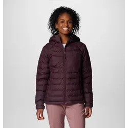 COLUMBIA POWDER LITE II HOODED JACKET Damen Steppjacke, Gr. XS, moonvista - Funktionsjacke für kaltes Wetter, wasserabweisend ohne schädliche Chemikalien, ideal für Wandern und Trekking.