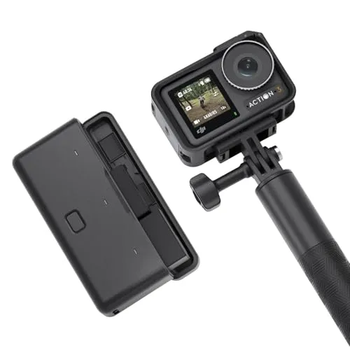 DJI Osmo Action 3 Adventure-Combo - 4K HDR Action-Cam, wasserdicht bis 16m, kältebeständig mit HorizonSteady und umfangreichem Zubehör für unvergessliche Abenteuer